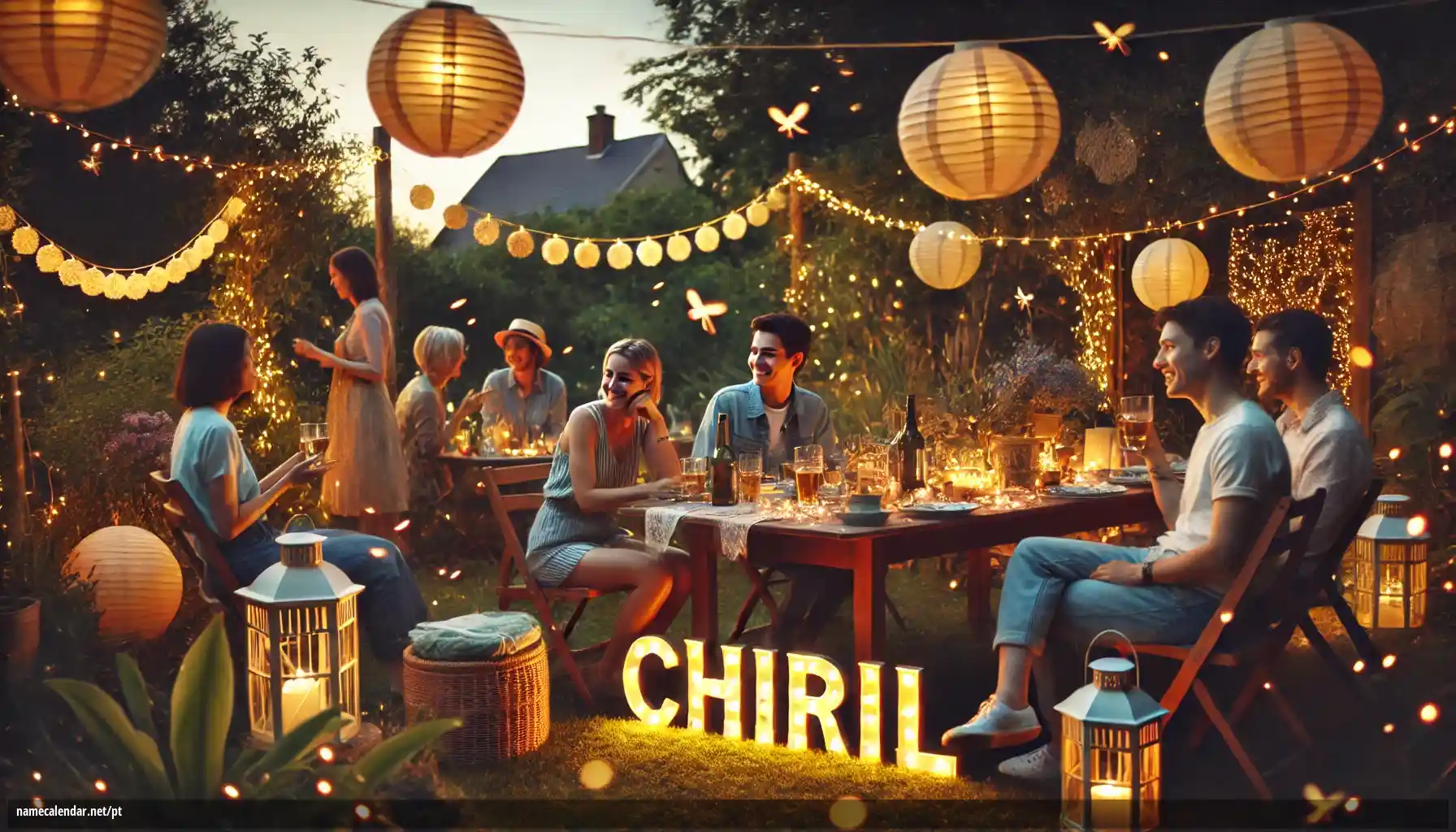 Celebração do dia do nome e nome - Chiril