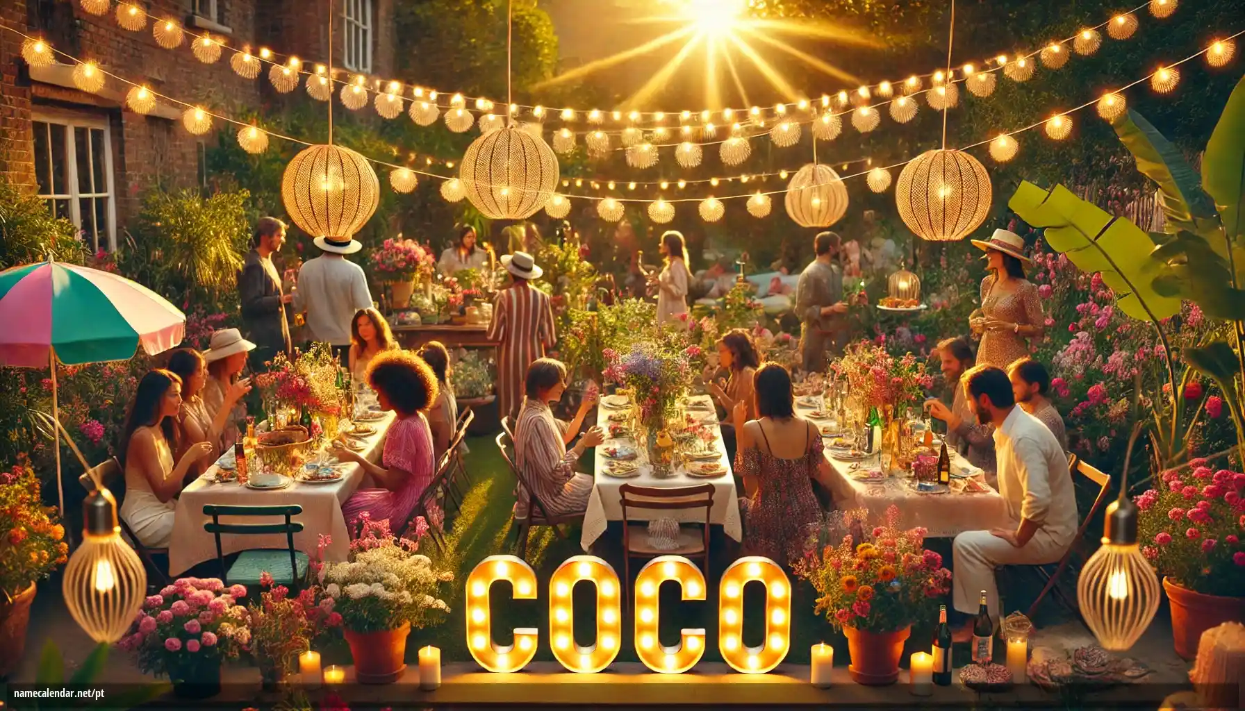 Celebração do dia do nome e nome - Coco