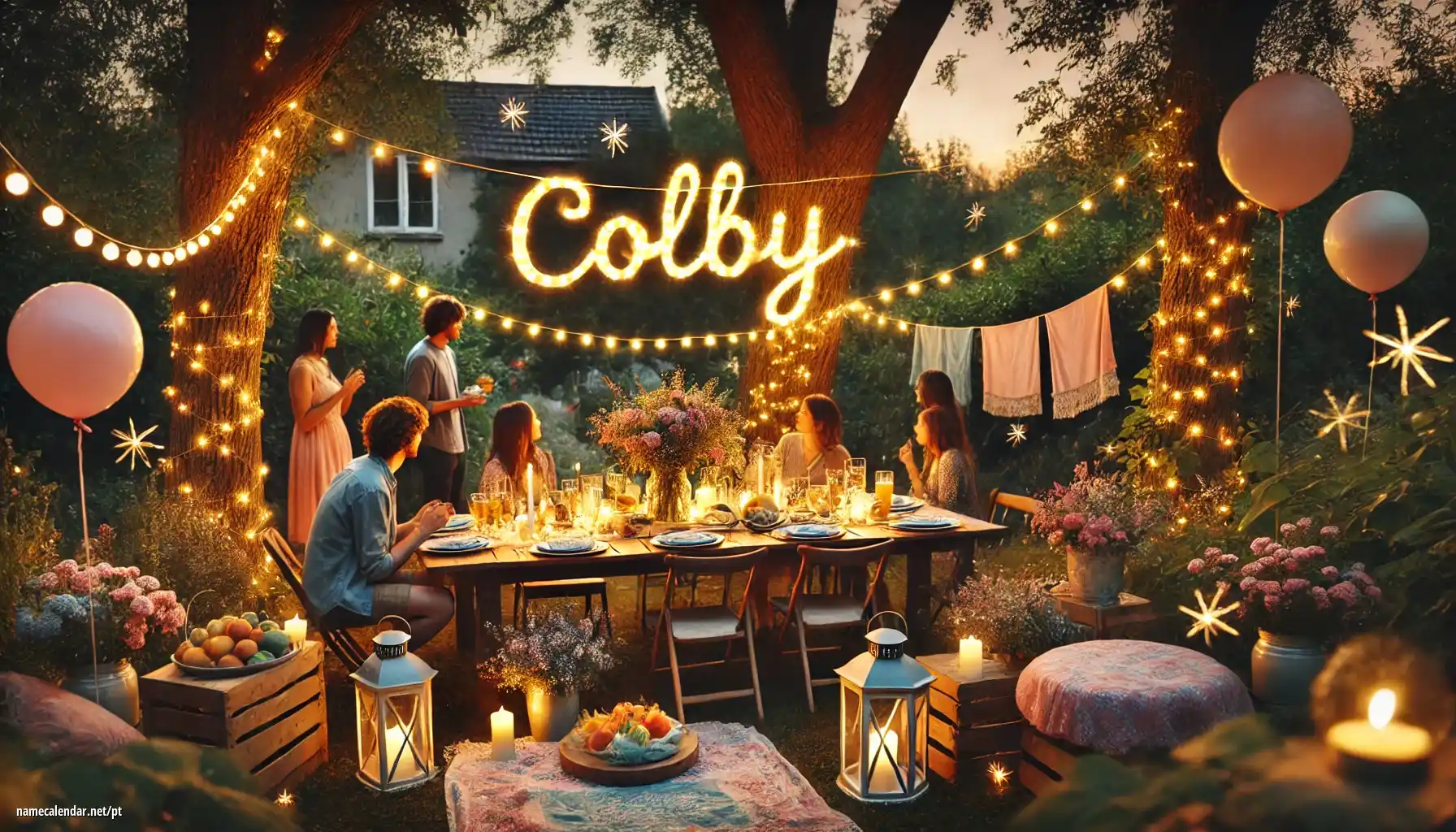Celebração do dia do nome e nome - Colby