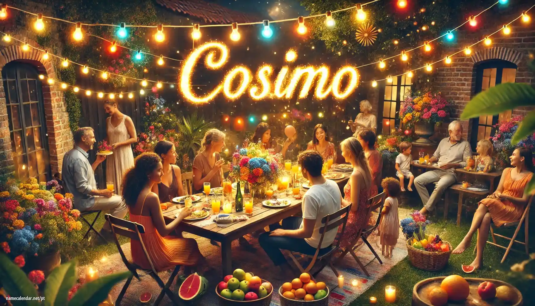 Celebração do dia do nome e nome - Cosimo