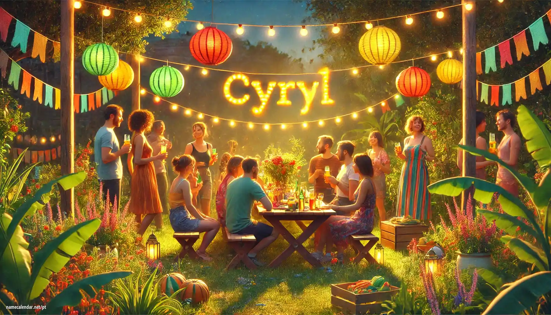 Celebração do dia do nome e nome - Cyryl