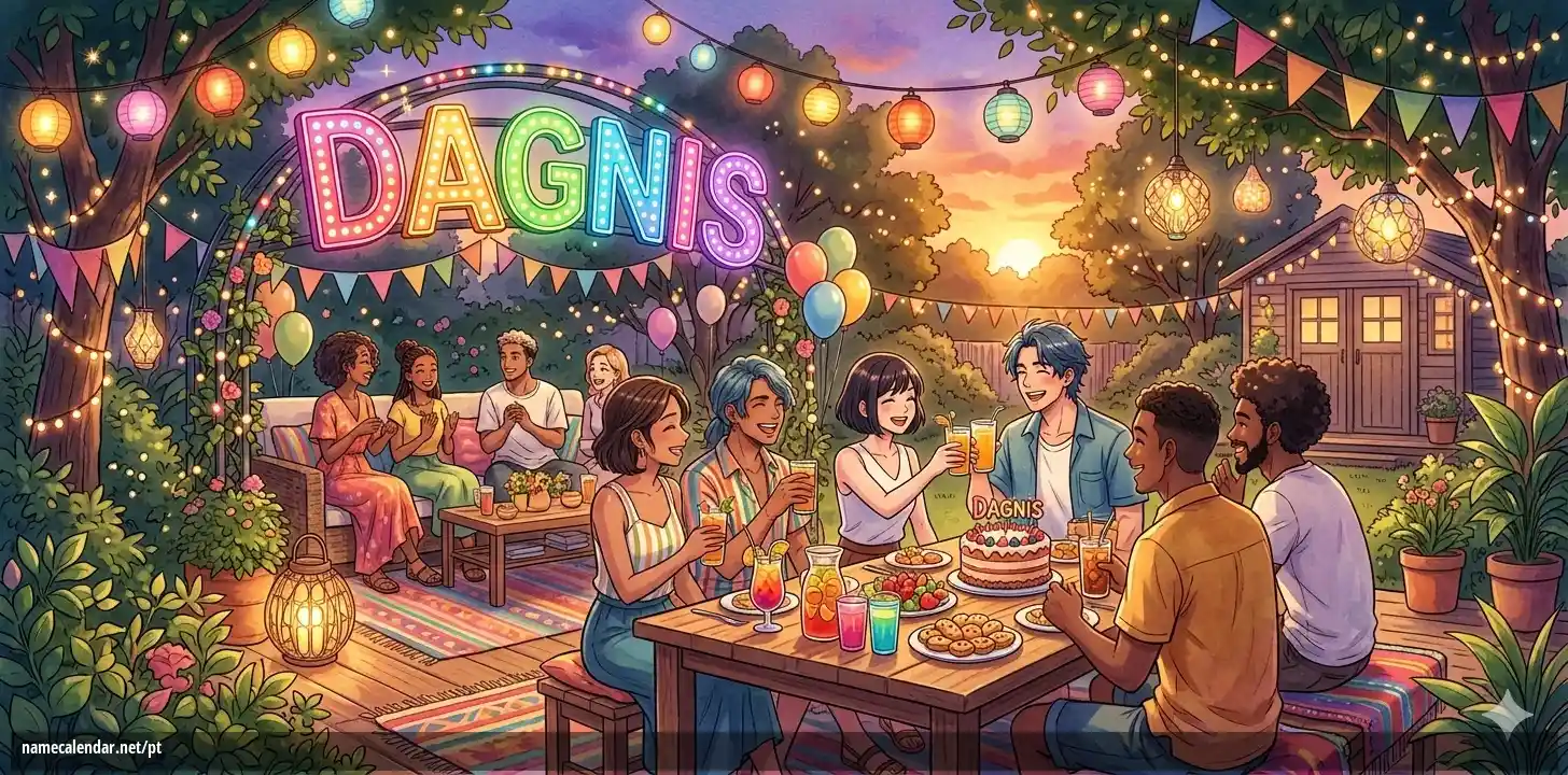 Celebração do dia do nome e nome - Dagnis