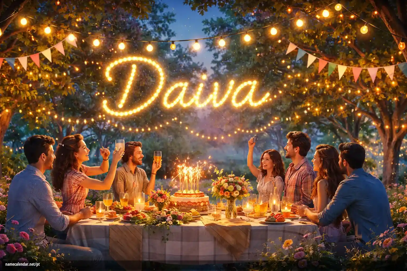 Celebração do dia do nome e nome - Daiva