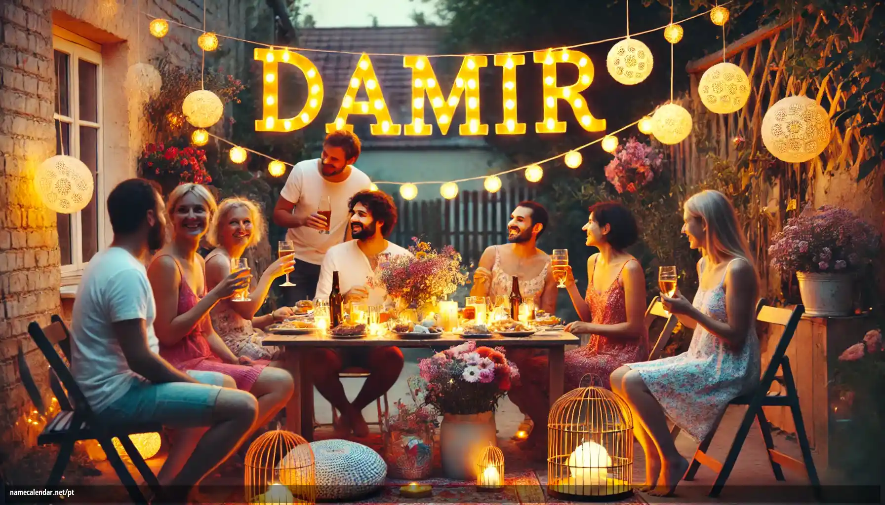 Celebração do dia do nome e nome - Damir