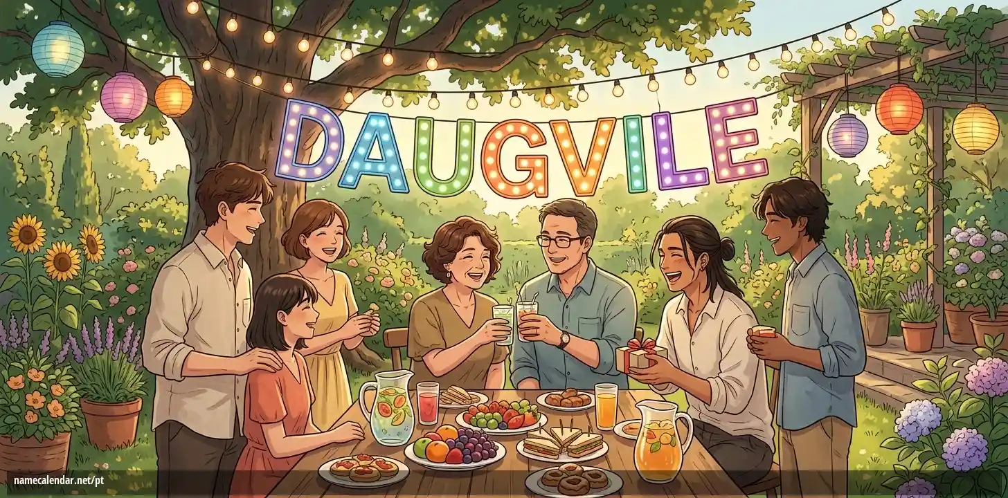 Celebração do dia do nome e nome - Daugvile