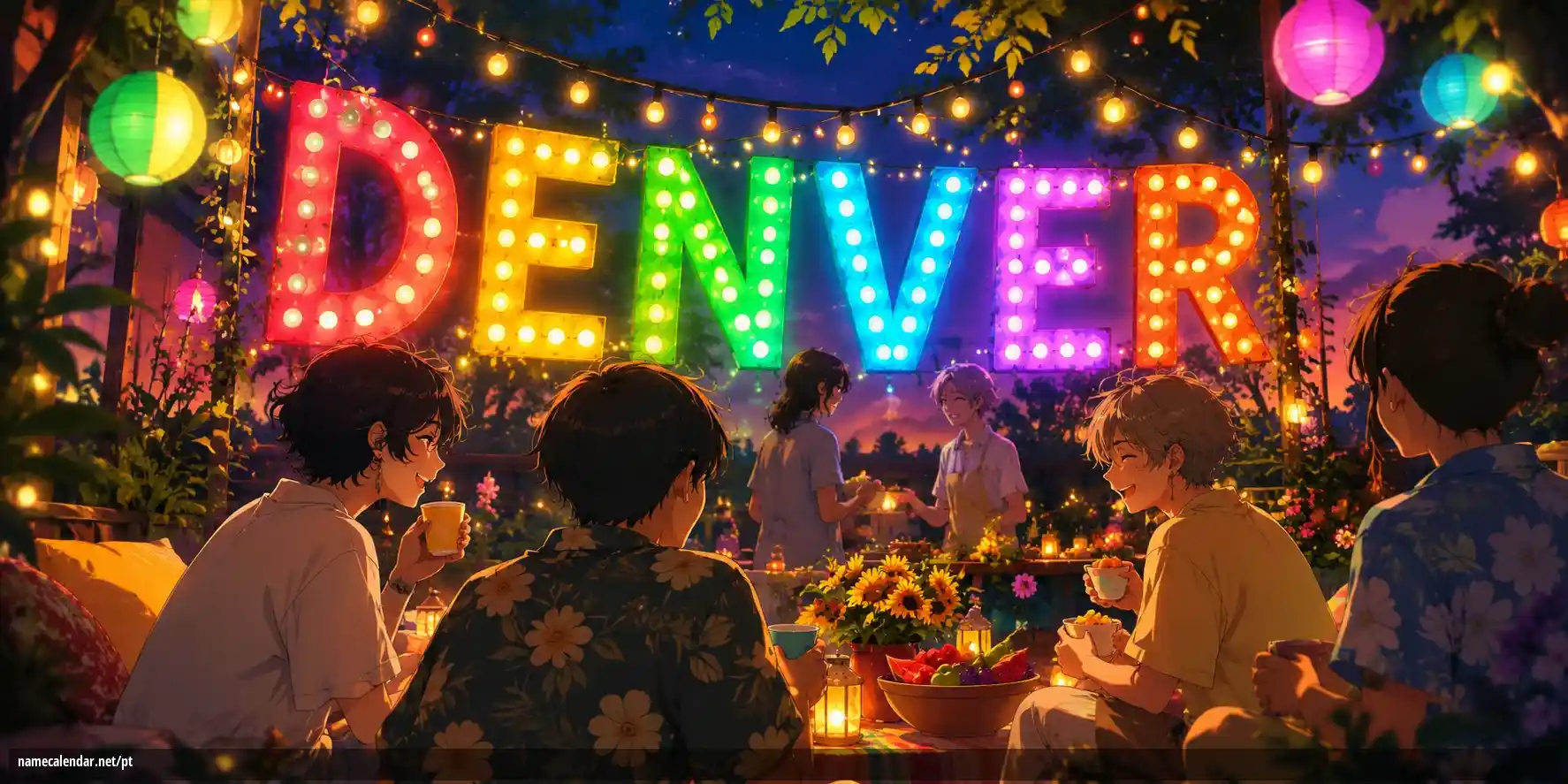Celebração do dia do nome e nome - Denver