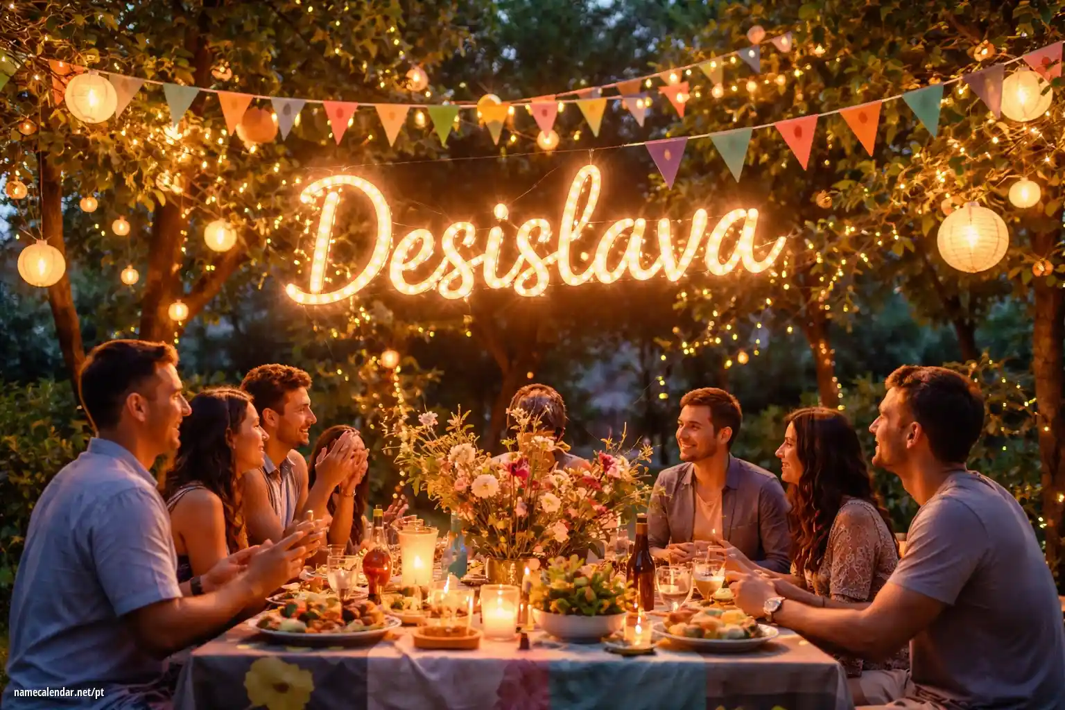 Celebração do dia do nome e nome - Desislava