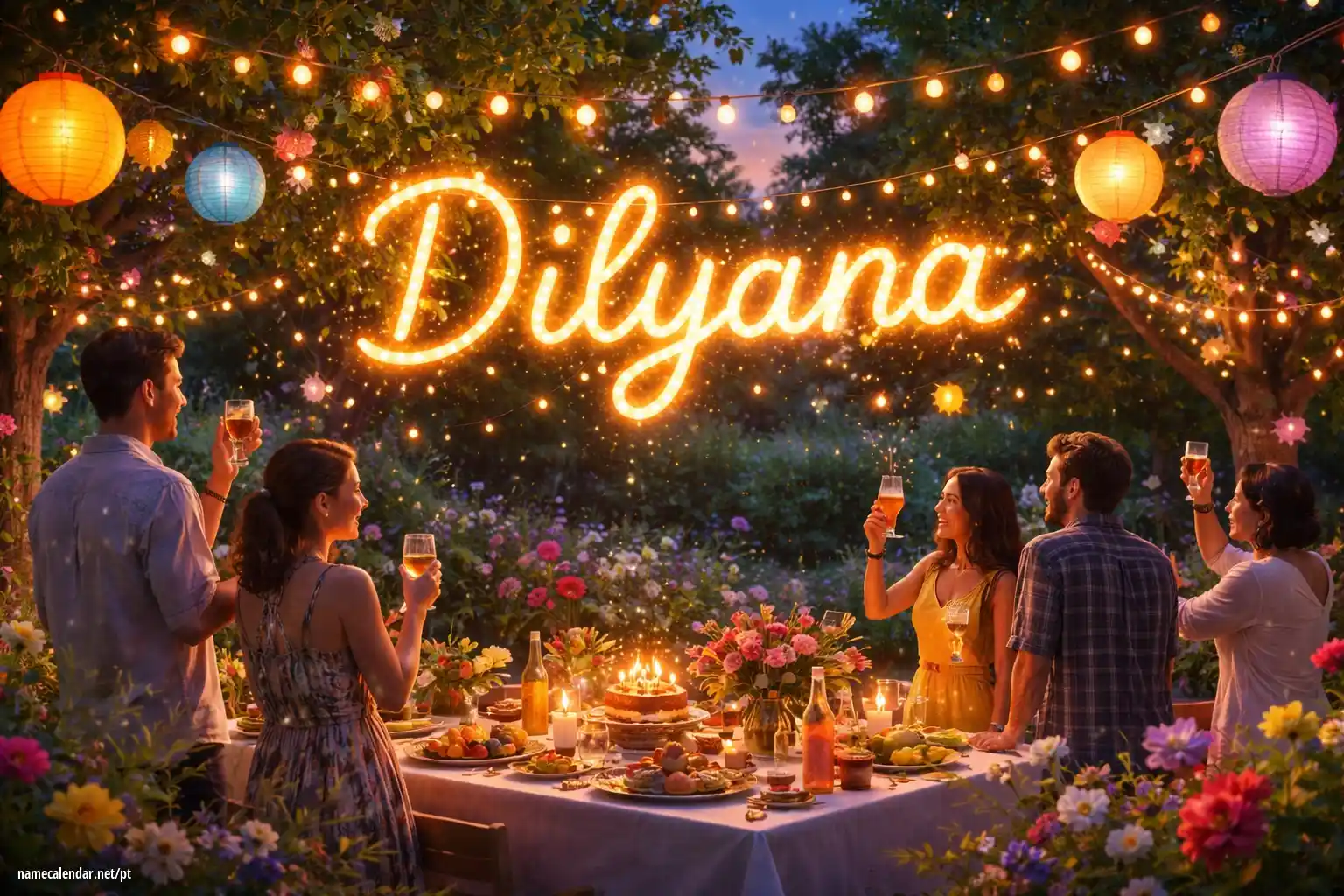 Celebração do dia do nome e nome - Dilyana