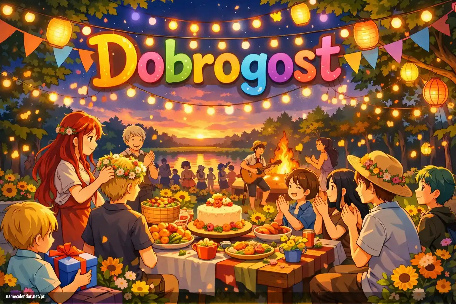 Celebração do dia do nome e nome - Dobrogost
