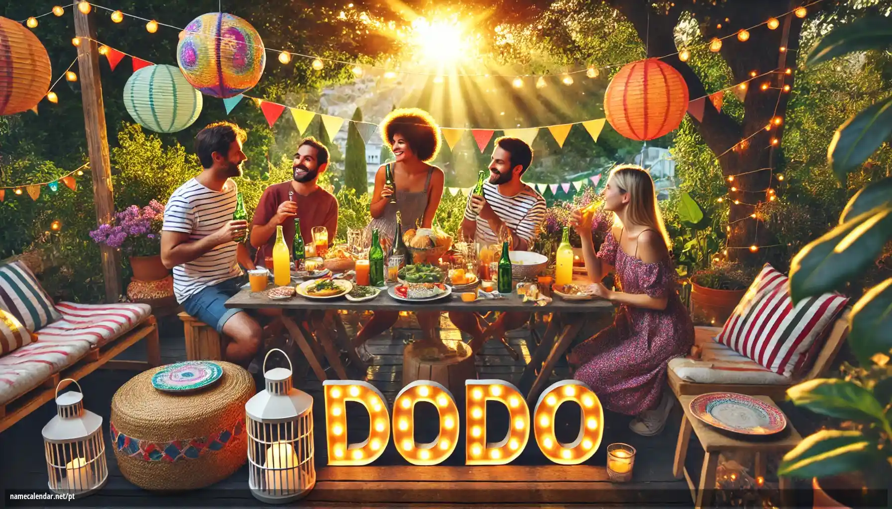 Celebração do dia do nome e nome - Dodo