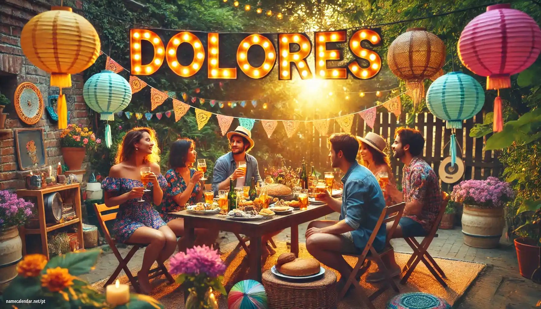 Celebração do dia do nome e nome - Dolores