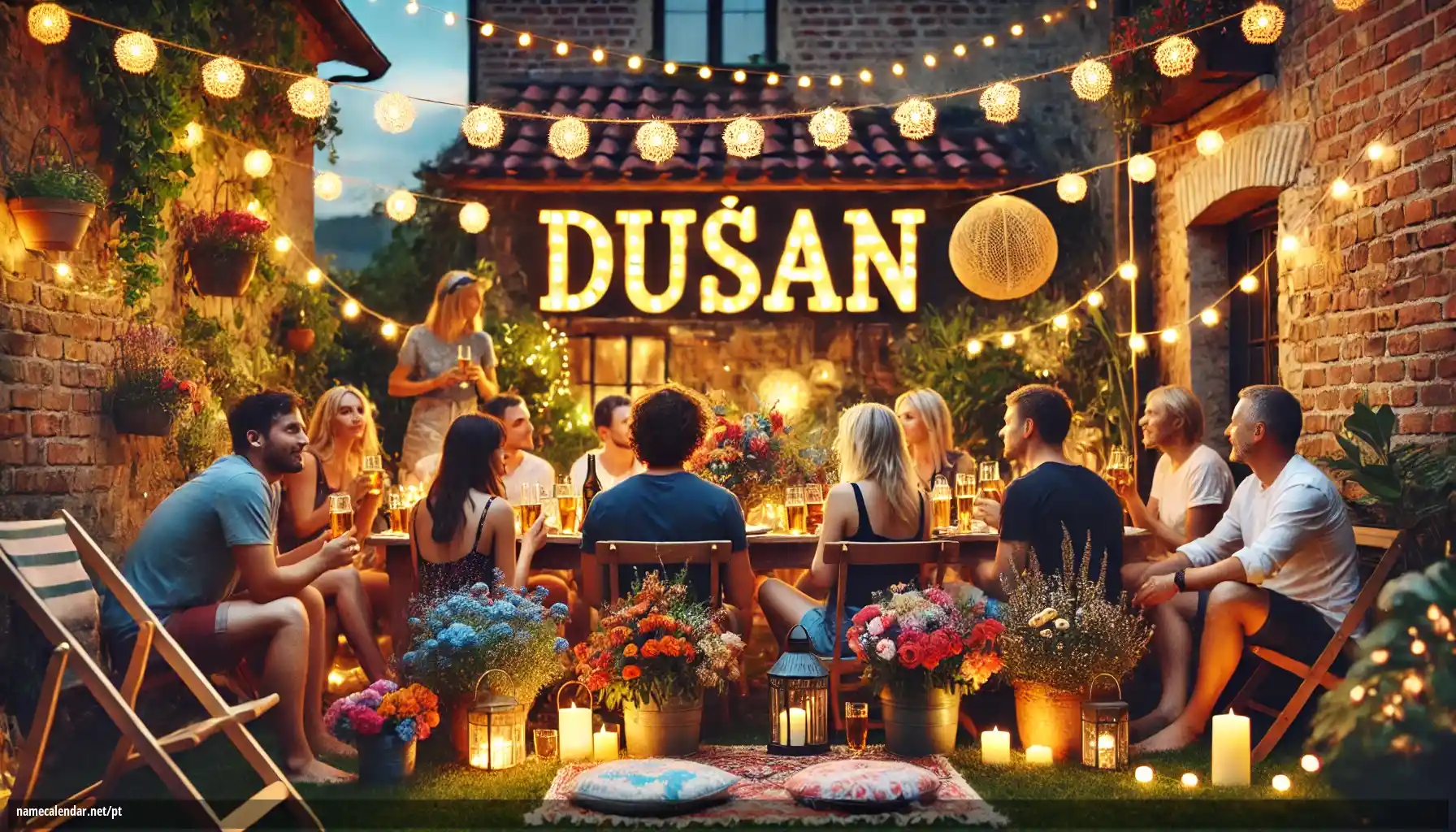 Celebração do dia do nome e nome - Dušan