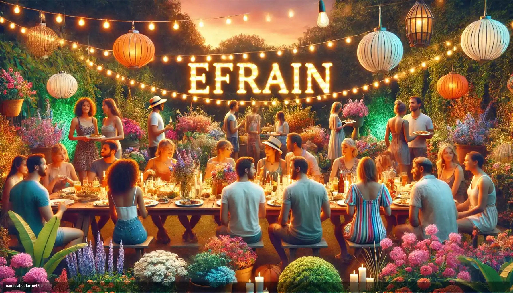 Celebração do dia do nome e nome - Efrain