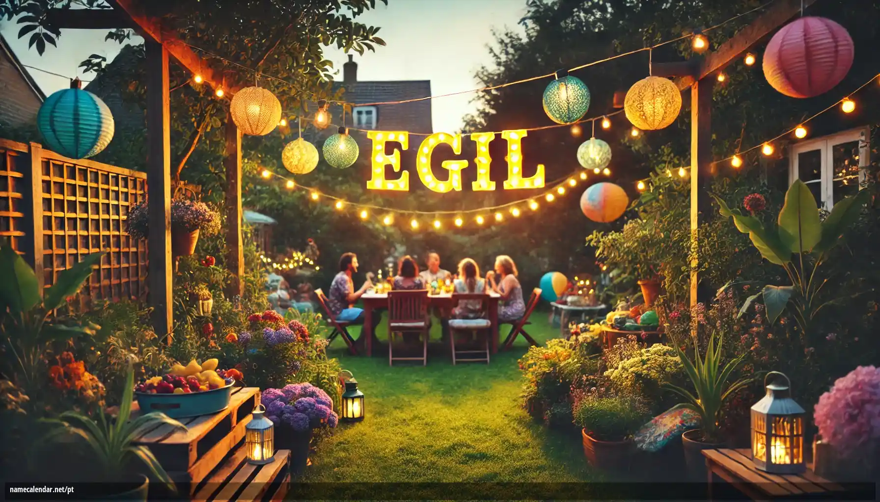Celebração do dia do nome e nome - Egil