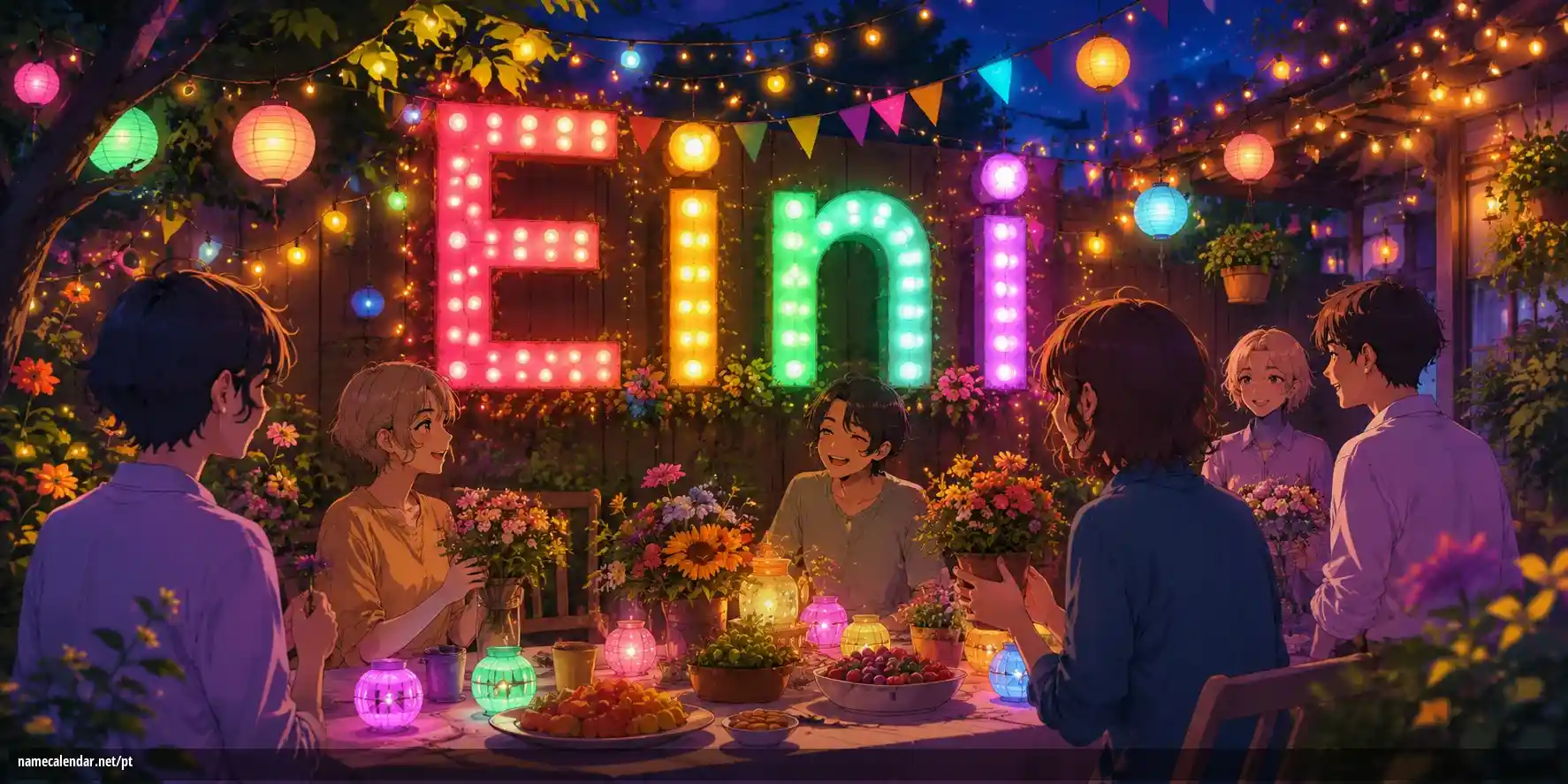 Celebração do dia do nome e nome - Eini