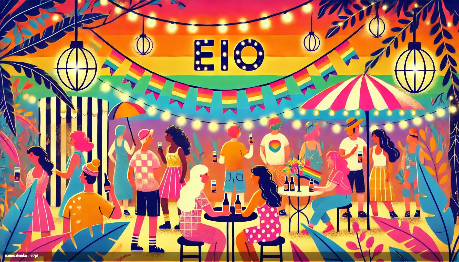 Celebração do dia do nome e nome - Eio