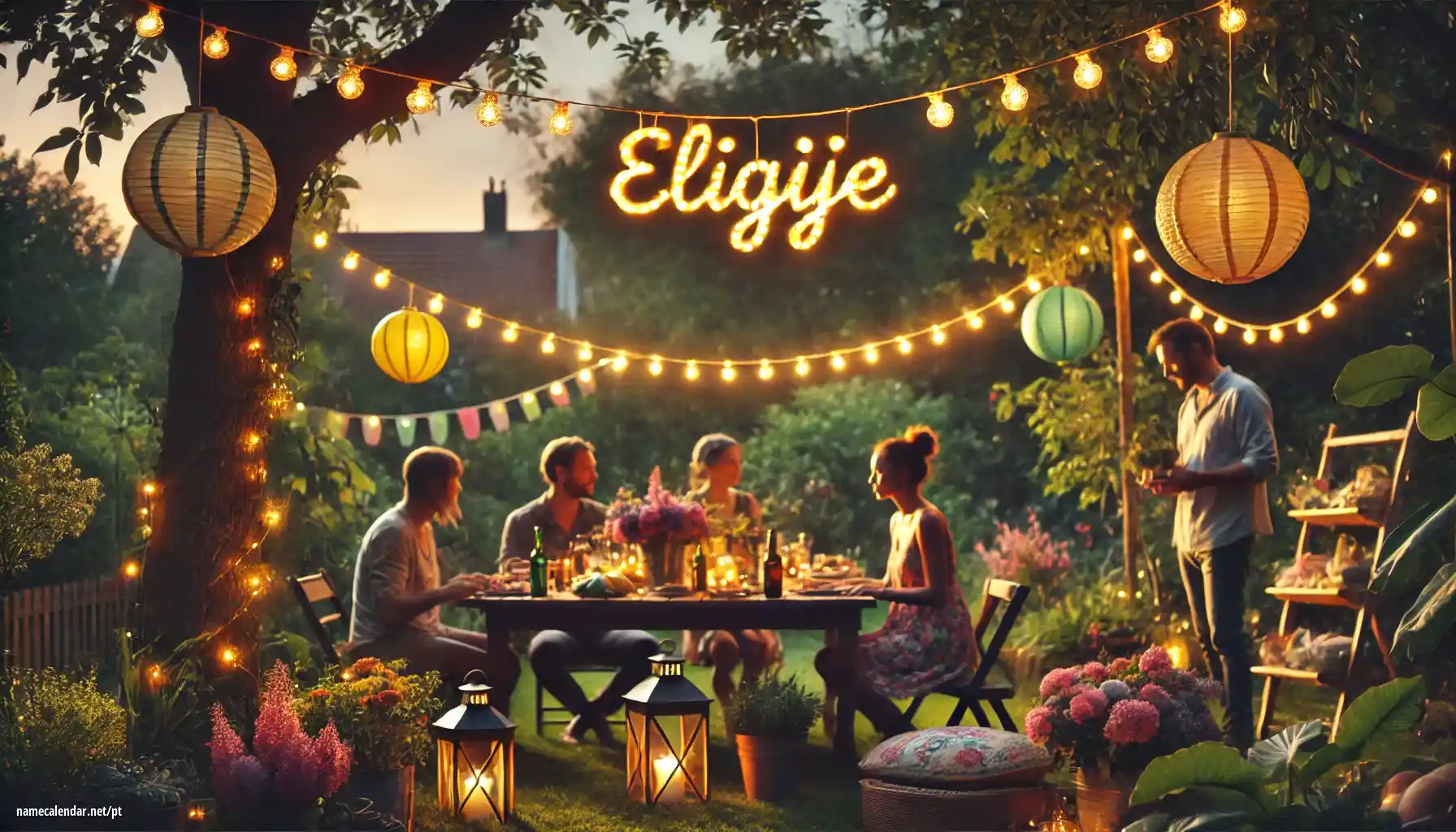 Celebração do dia do nome e nome - Eligije