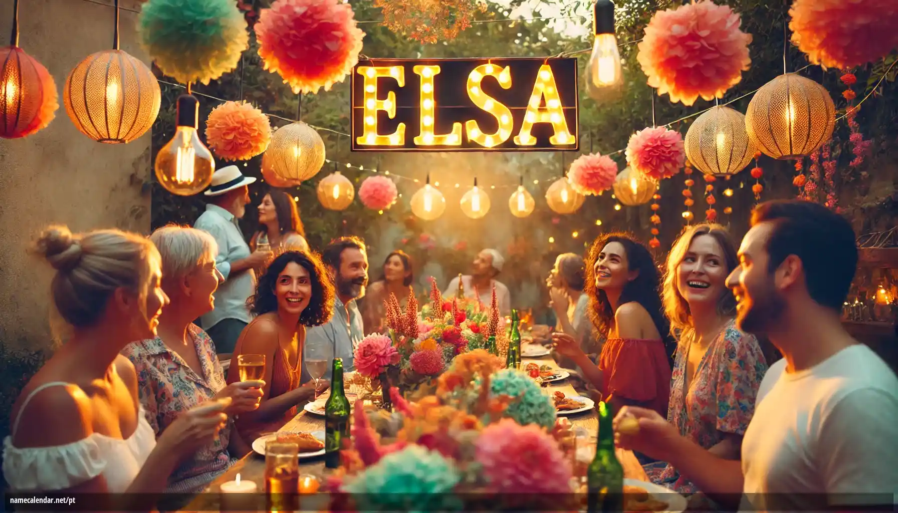 Celebração do dia do nome e nome - Elsa