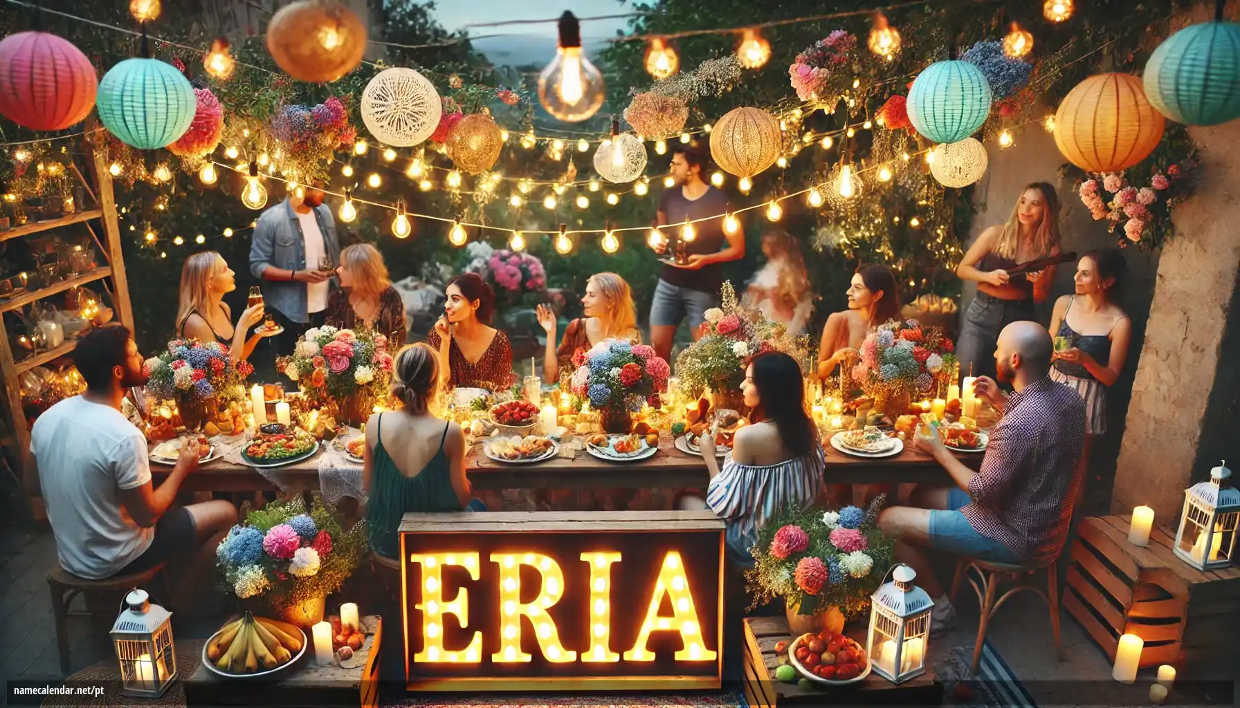 Celebração do dia do nome e nome - Eria