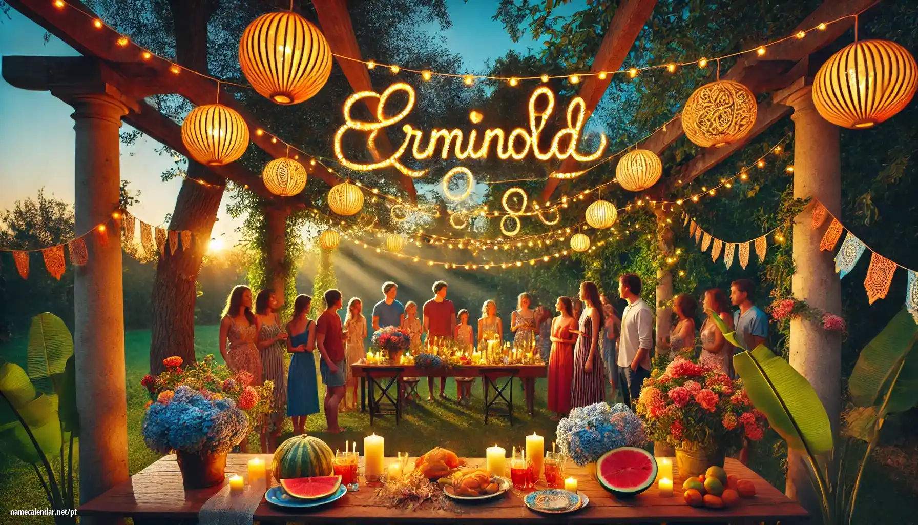 Celebração do dia do nome e nome - Erminold