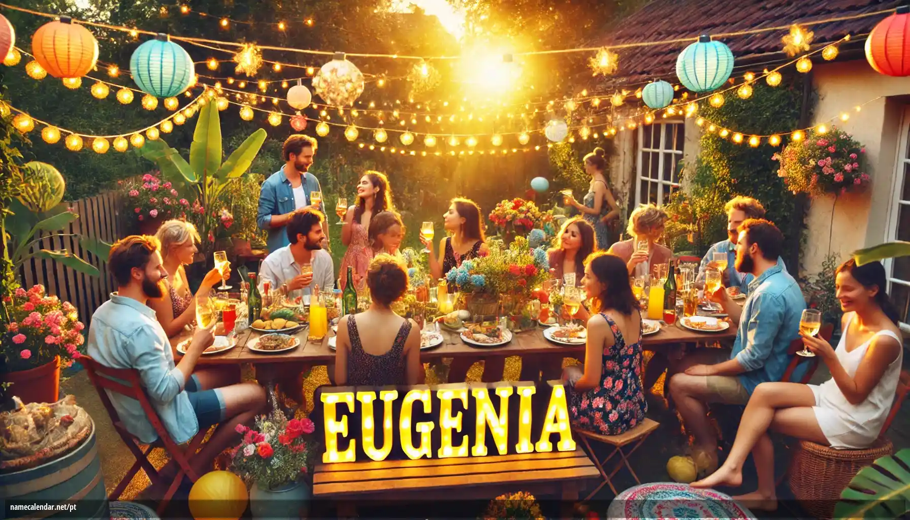 Celebração do dia do nome e nome - Eugénia