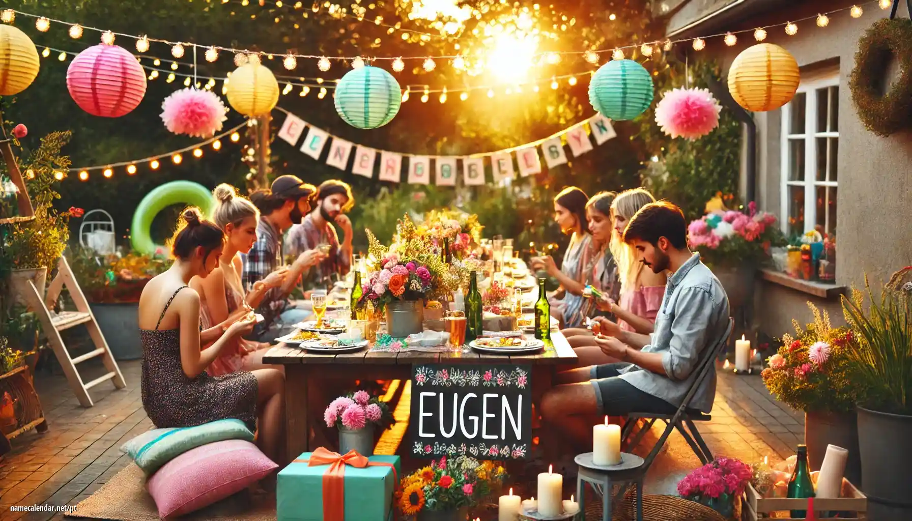 Celebração do dia do nome e nome - Eugen