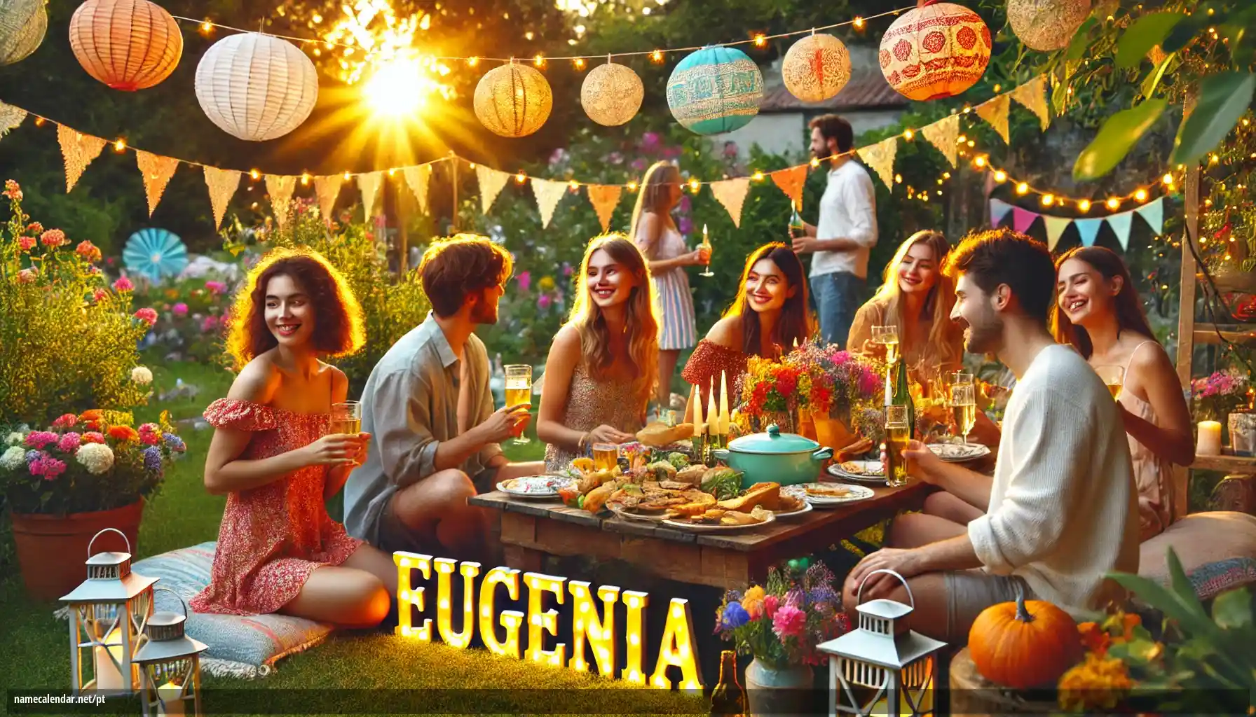 Celebração do dia do nome e nome - Eugenia