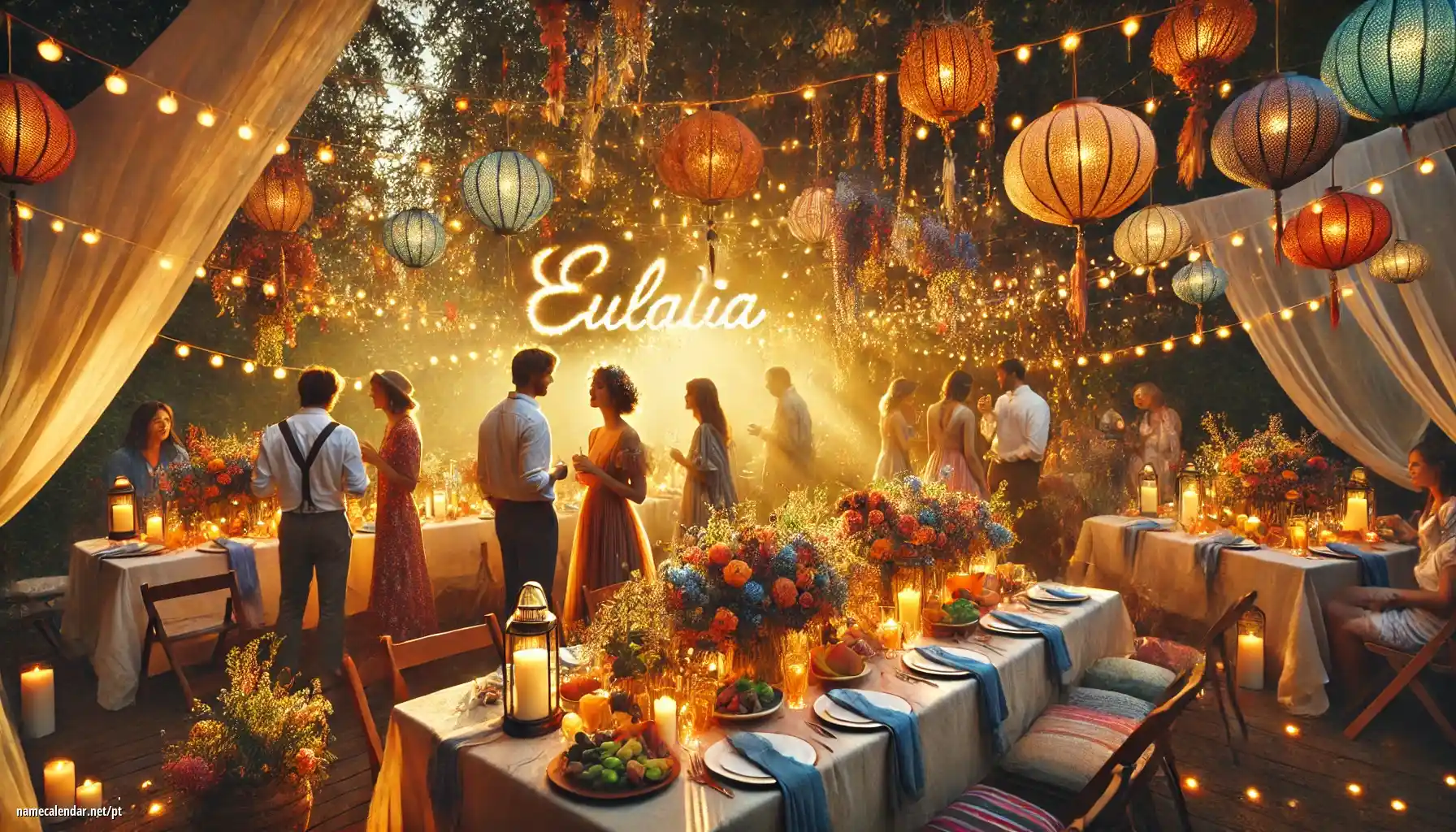 Celebração do dia do nome e nome - Eulalia