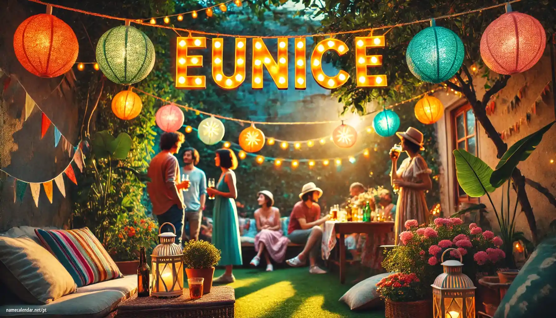 Celebração do dia do nome e nome - Eunice