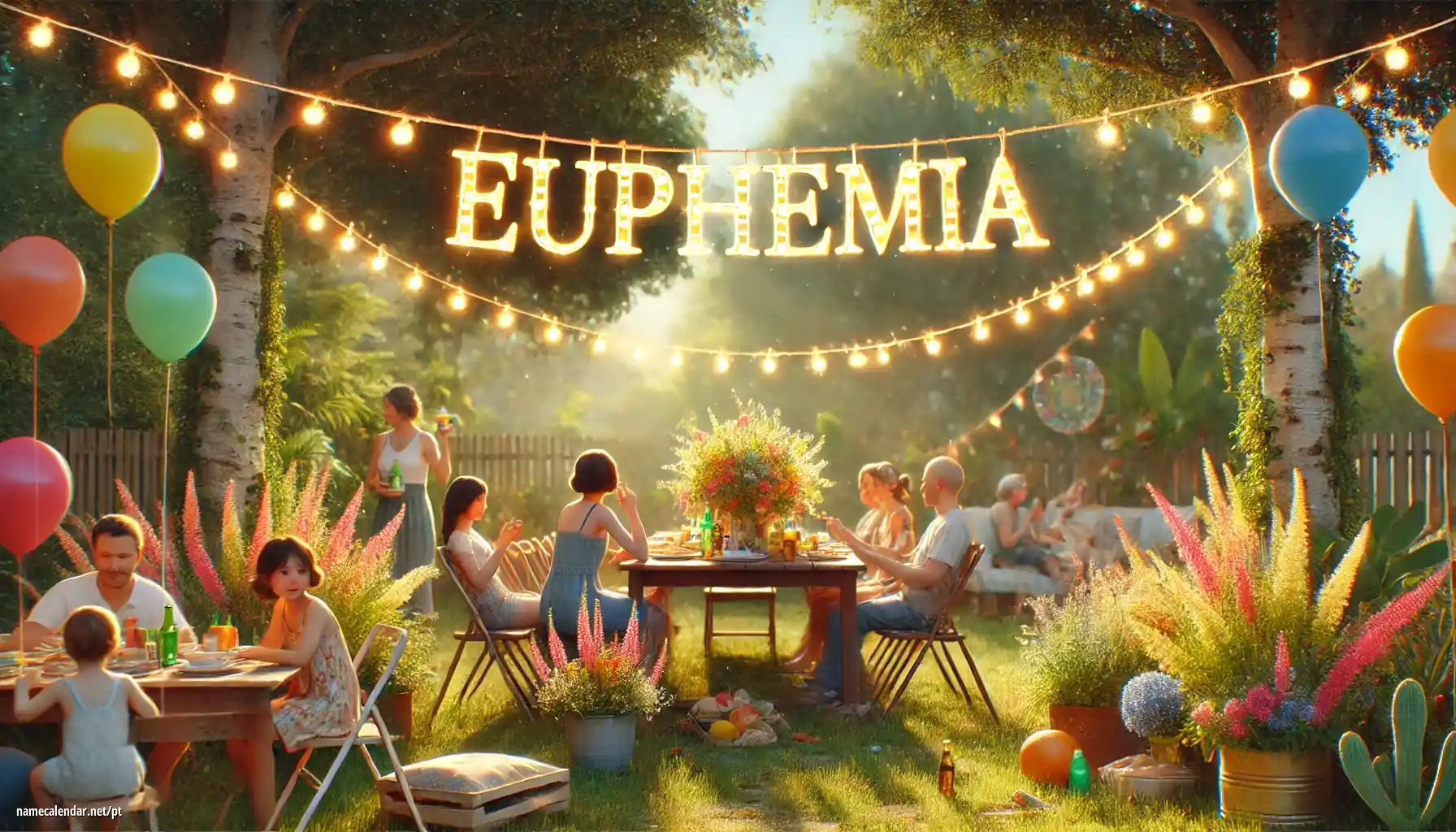 Celebração do dia do nome e nome - Euphemia