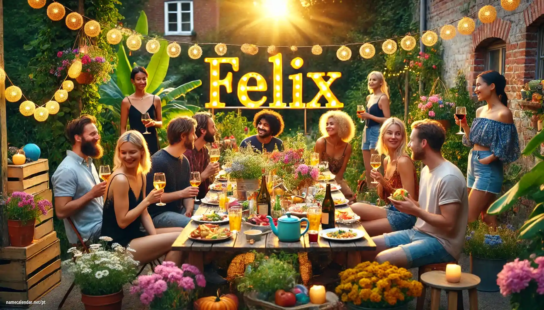 Celebração do dia do nome e nome - Félix