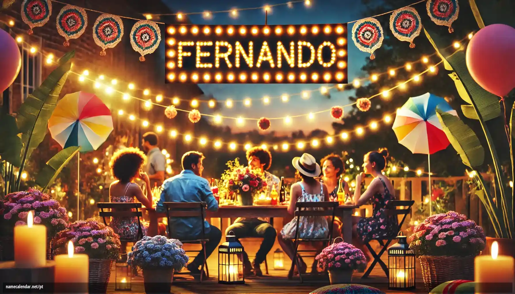 Celebração do dia do nome e nome - Fernando