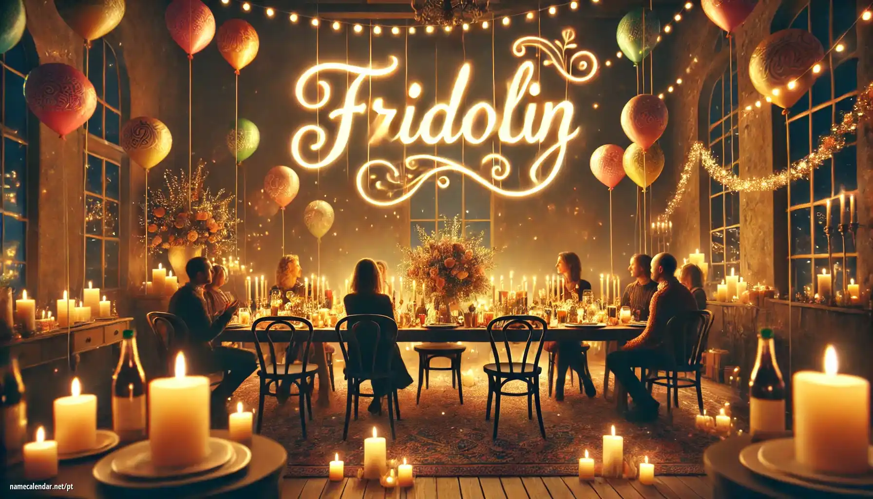 Celebração do dia do nome e nome - Fridolin