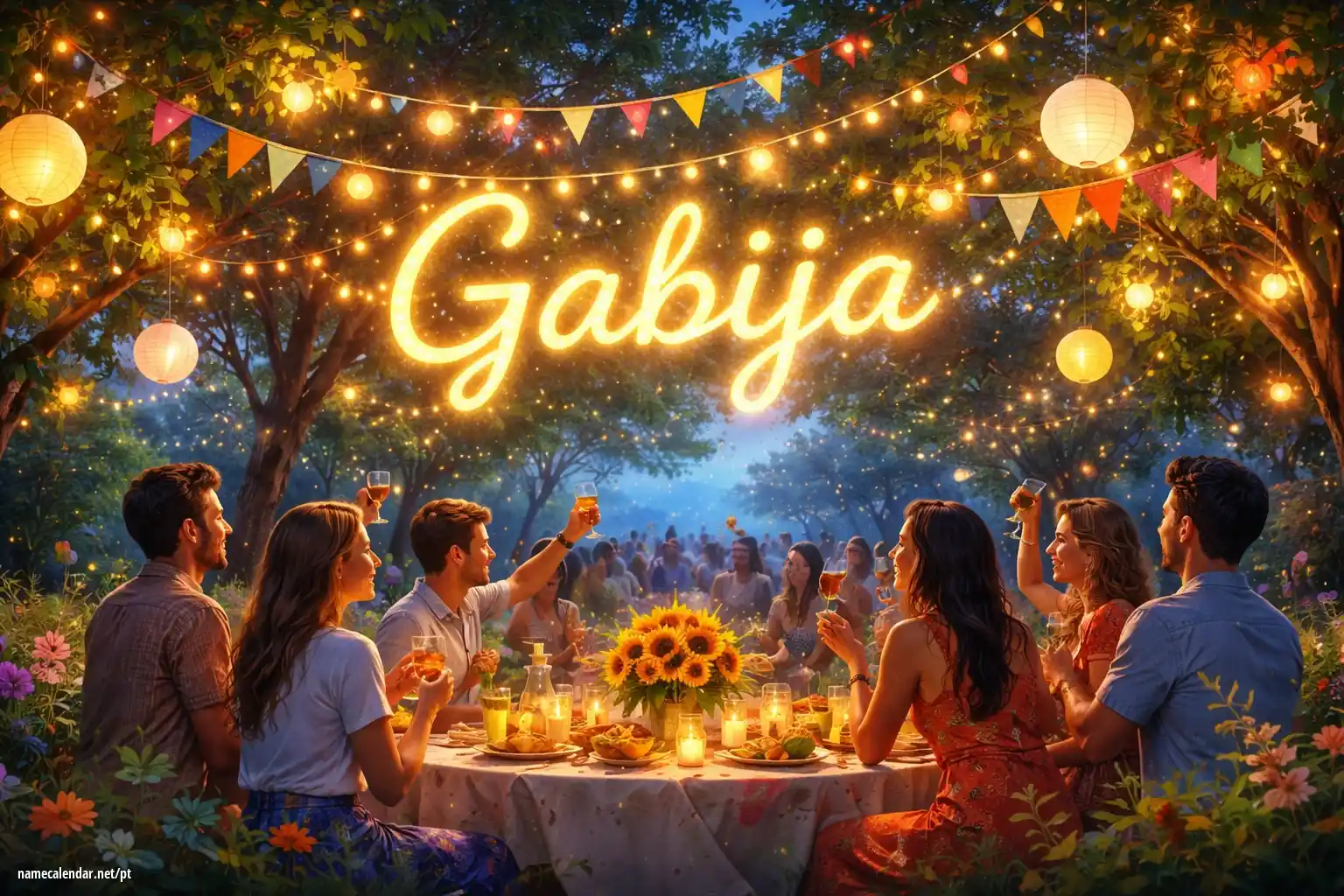 Celebração do dia do nome e nome - Gabija