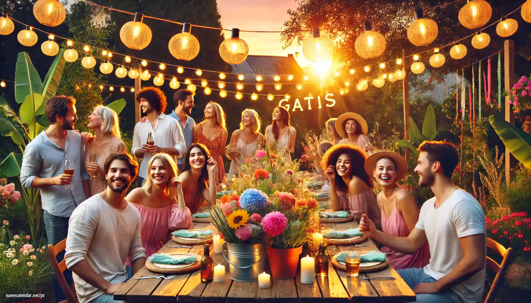 Celebração do dia do nome e nome - Gatis