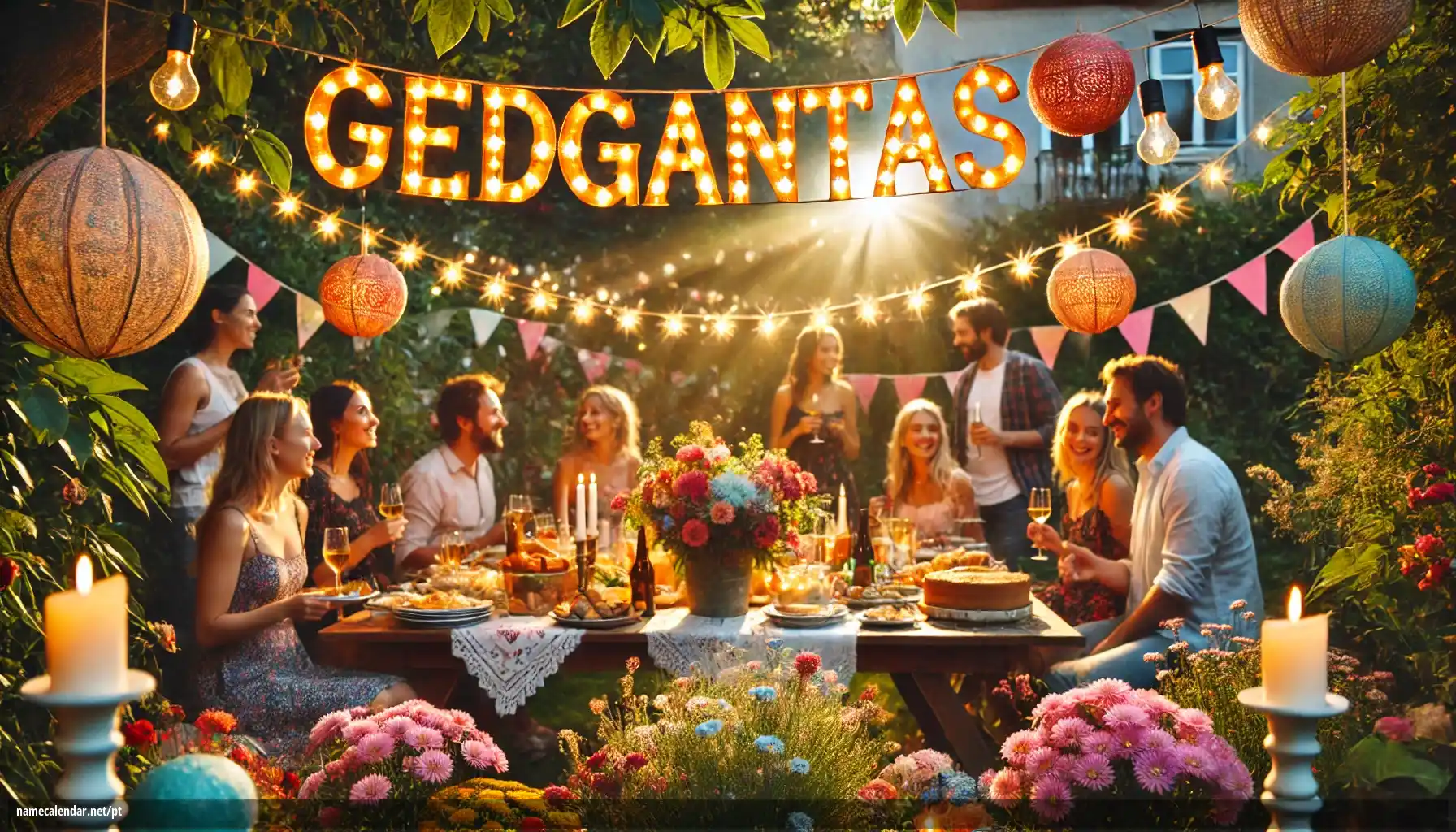 Celebração do dia do nome e nome - Gedgantas