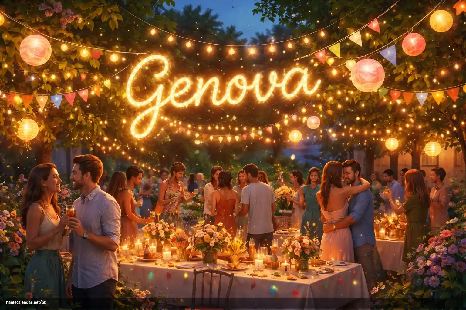 Celebração do dia do nome e nome - Genova