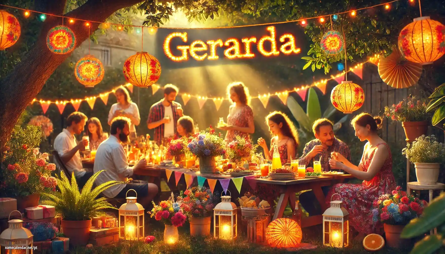 Celebração do dia do nome e nome - Gerarda