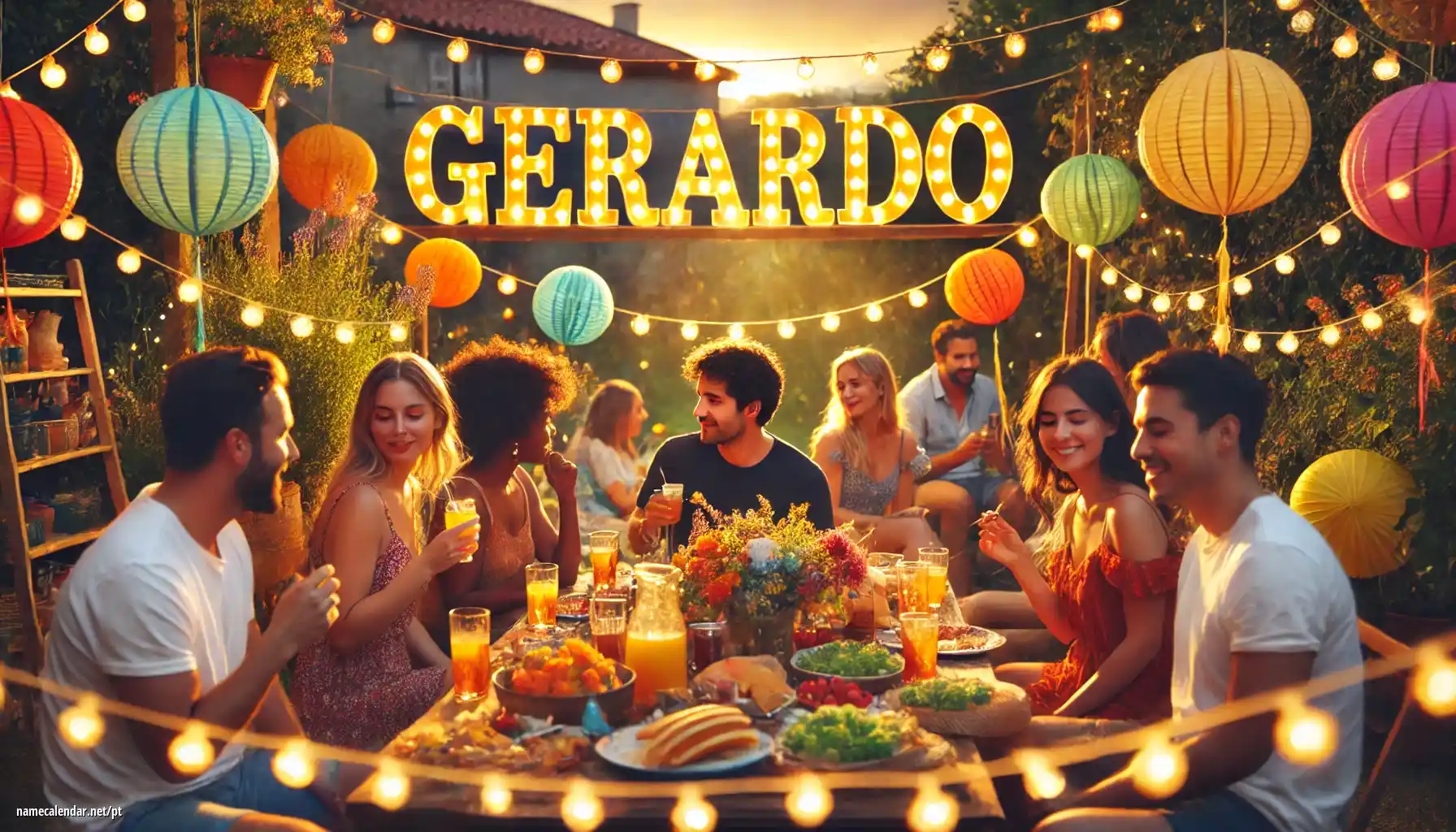 Celebração do dia do nome e nome - Gerardo