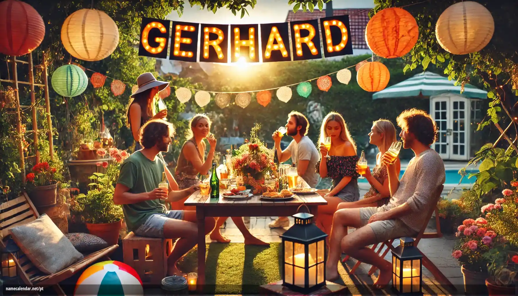 Celebração do dia do nome e nome - Gerhard