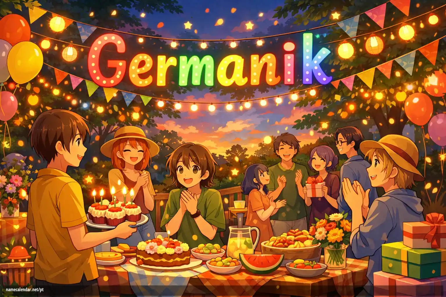 Celebração do dia do nome e nome - Germanik
