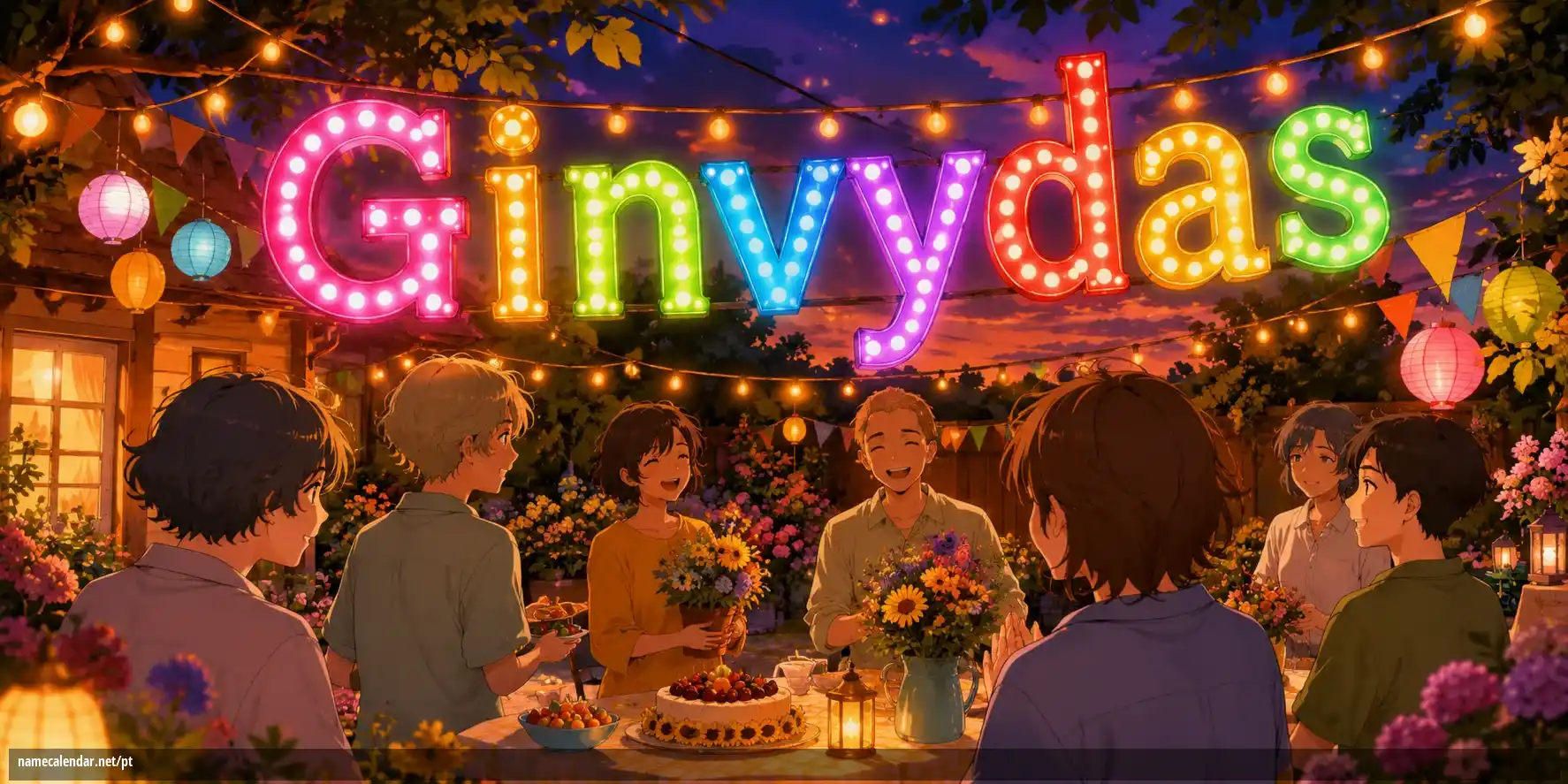 Celebração do dia do nome e nome - Ginvydas