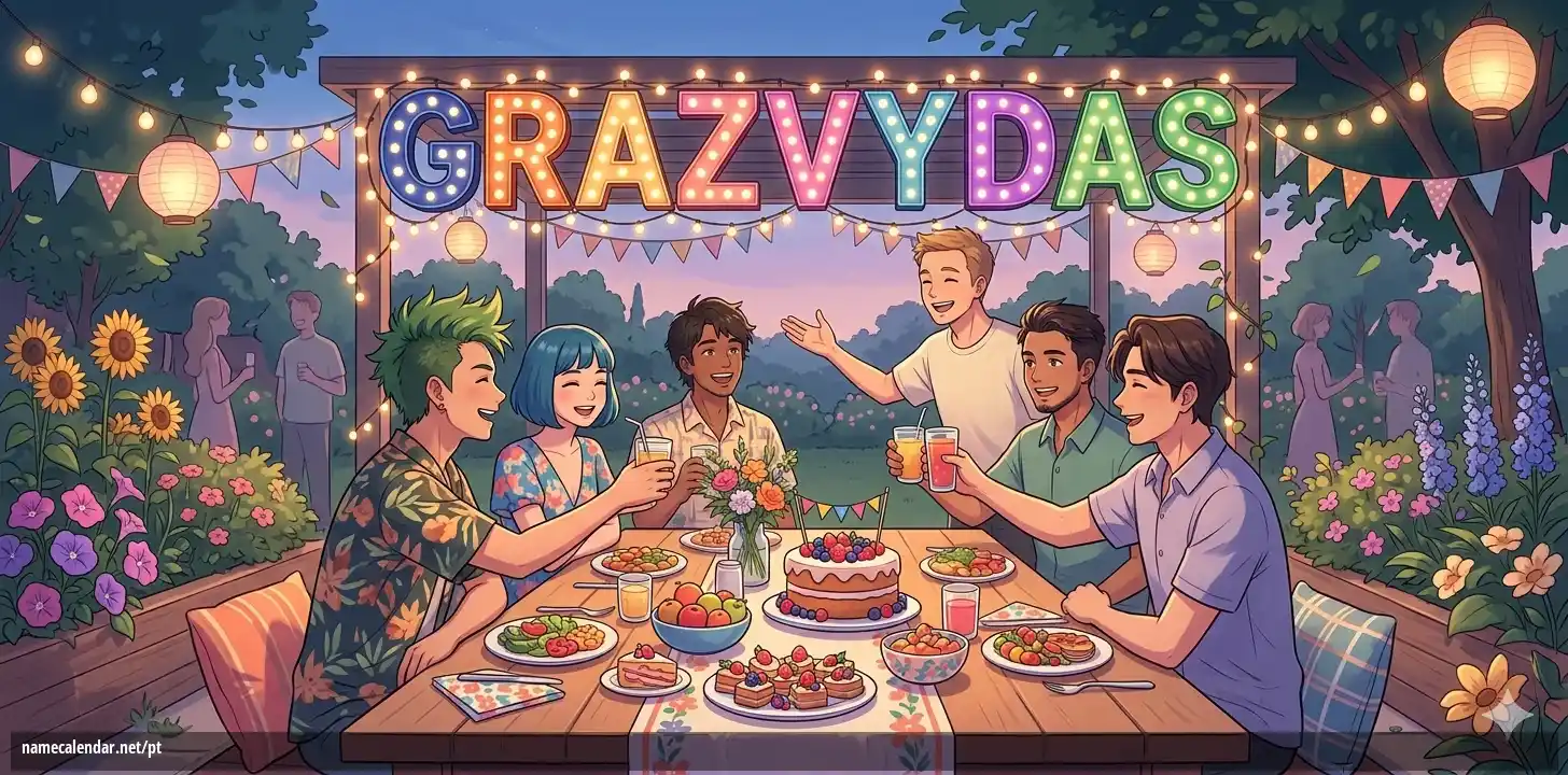 Celebração do dia do nome e nome - Grazvydas