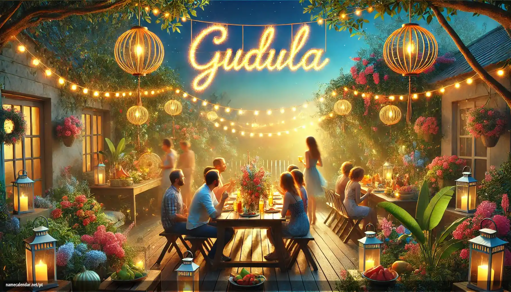 Celebração do dia do nome e nome - Gudula