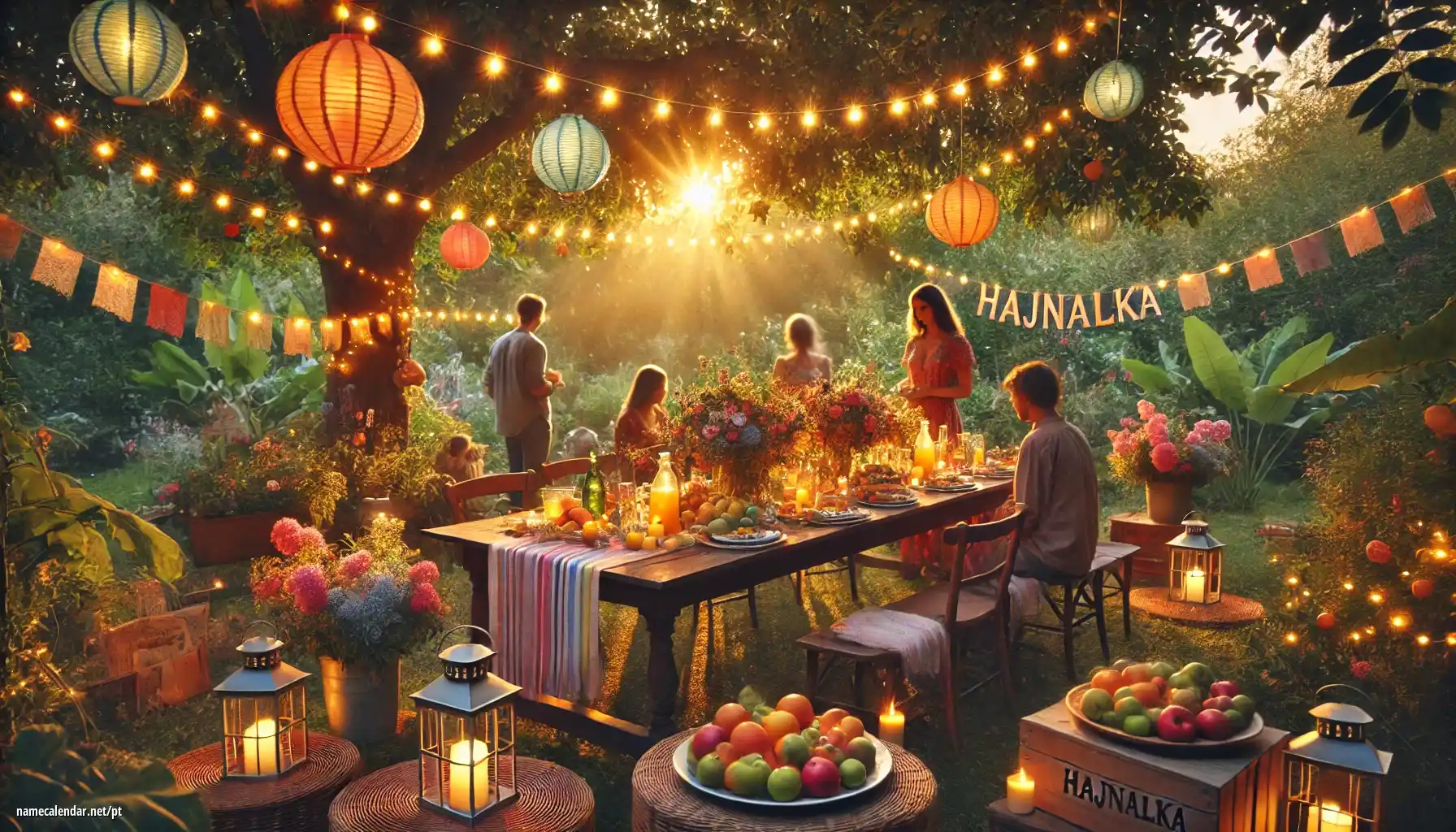 Celebração do dia do nome e nome - Hajnalka