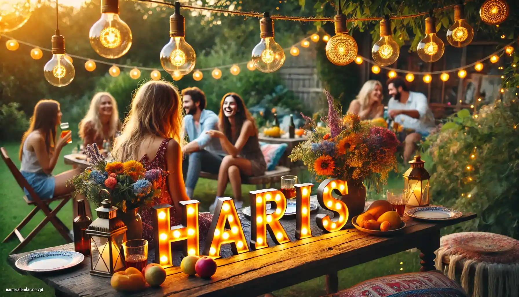 Celebração do dia do nome e nome - Haris