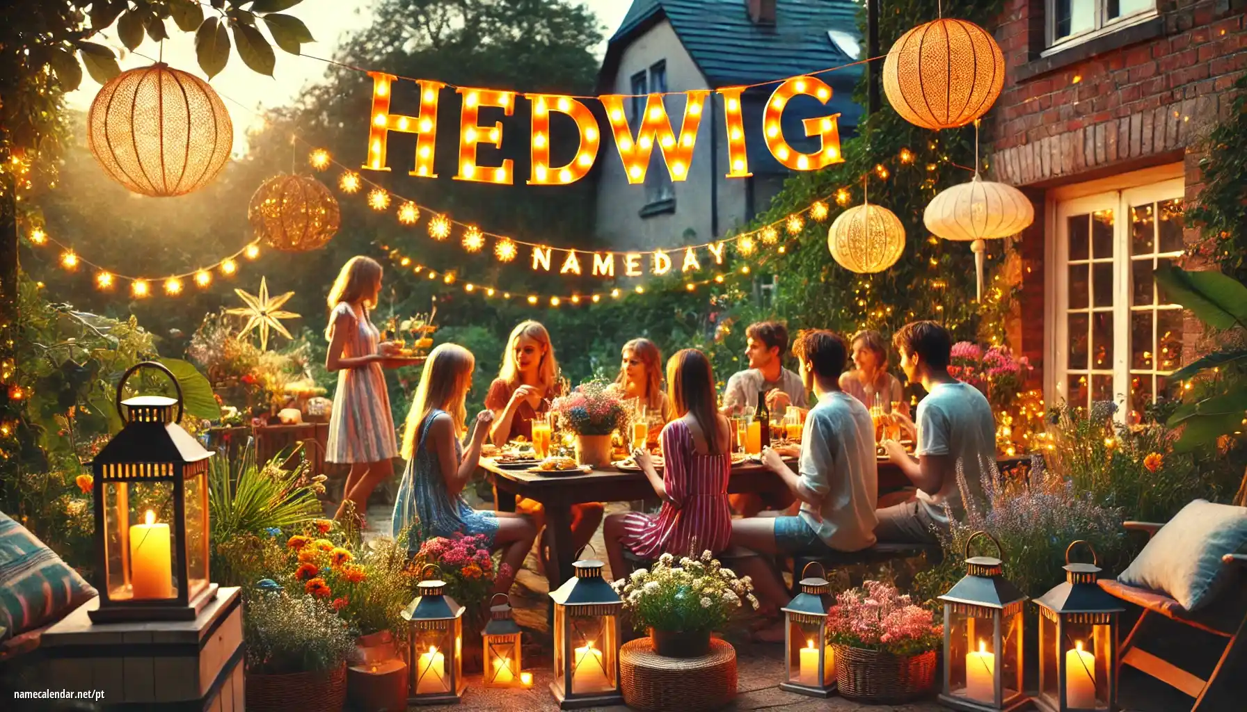 Celebração do dia do nome e nome - Hedwig