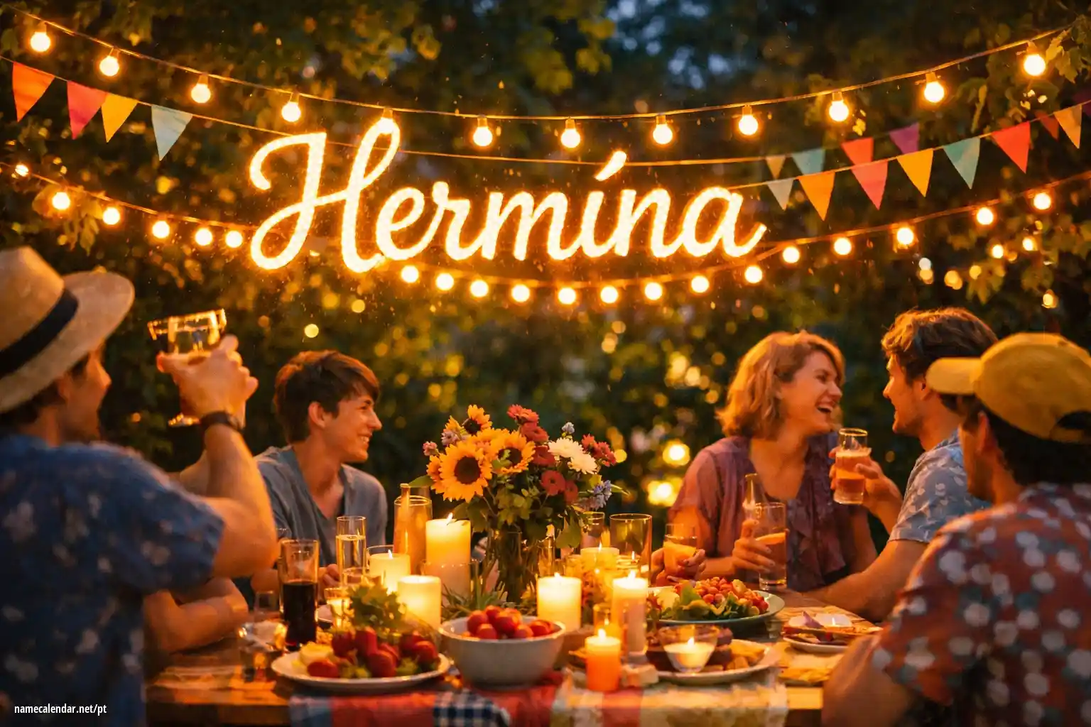 Celebração do dia do nome e nome - Hermína