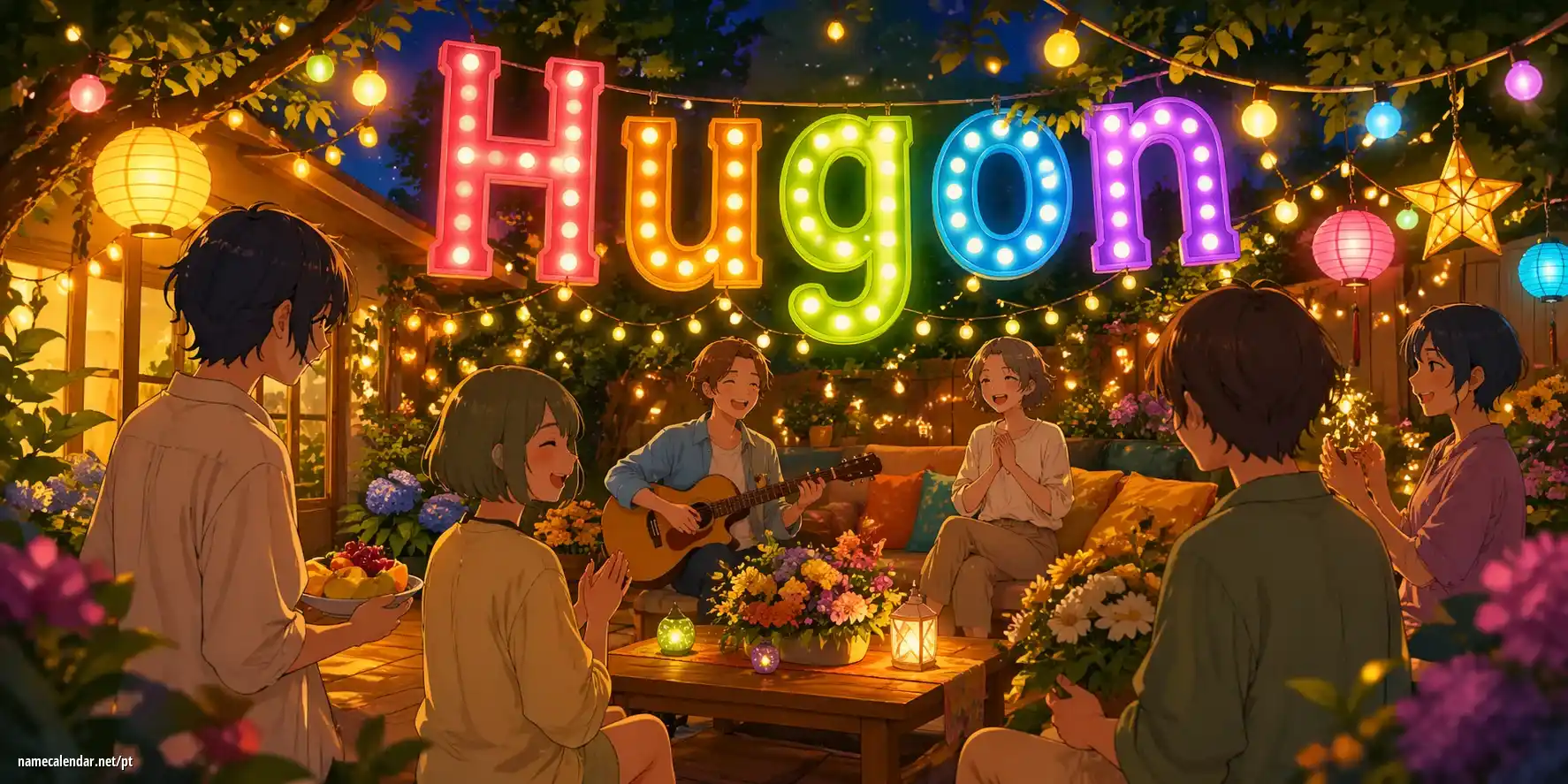 Celebração do dia do nome e nome - Hugon