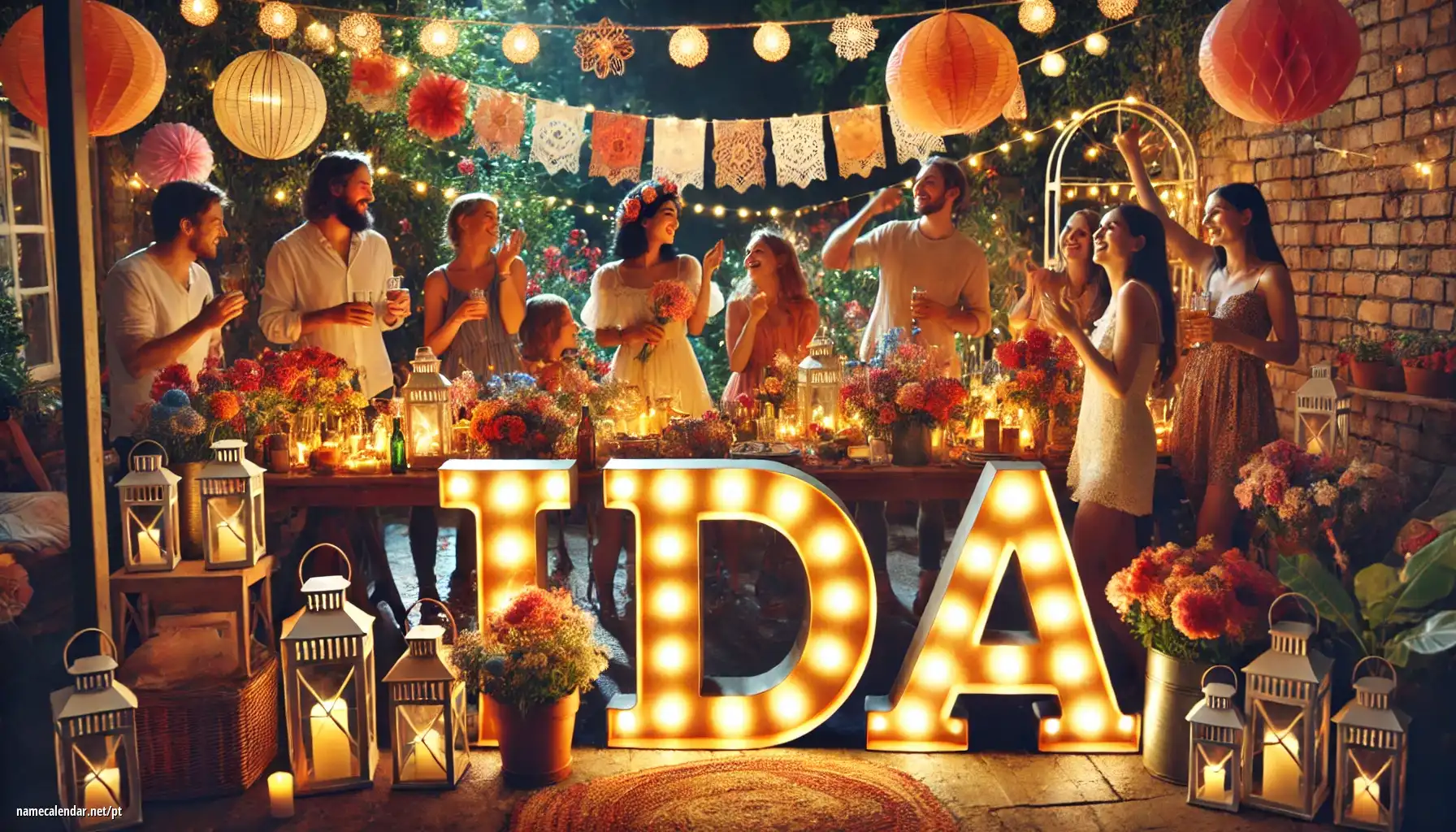 Celebração do dia do nome e nome - Ida